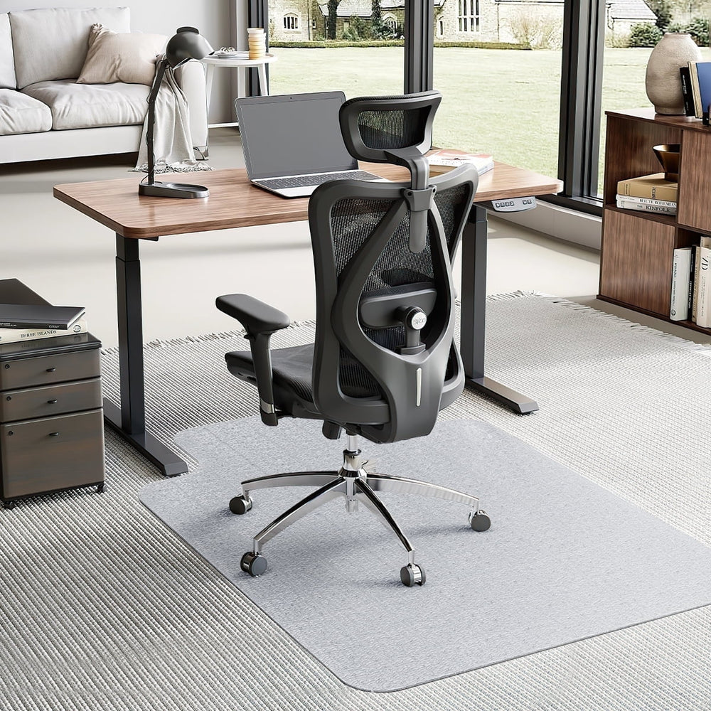 Office Chair Carpet Mat with Lip – Floor Protector (45” x 53”)