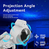 Astronaut Galaxy Star Projector – Nebula Night Light with Remote & Timer for Kids Room
