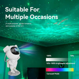 Astronaut Galaxy Star Projector – Nebula Night Light with Remote & Timer for Kids Room