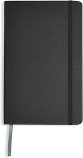 Classic Lined Notebook, 240 Pages Hardcover, 5 X 8.25-Inch, Black