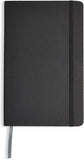 Classic Lined Notebook, 240 Pages Hardcover, 5 X 8.25-Inch, Black