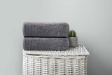 Pack of 4 Extra Large Bath Towels 30 X 60 Inches, 100% Cotton, Larger & Lighter Weight, Quicker to Dry, Super Soft and Absorbent, Perfect for Bathroom, Dark Grey