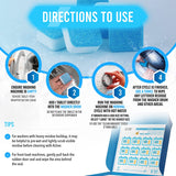 Washing Machine Cleaner Tablets, 24-Pack Deep Cleaning Descaler for HE Front & Top Load Washers, Eco-Friendly Deodorizer