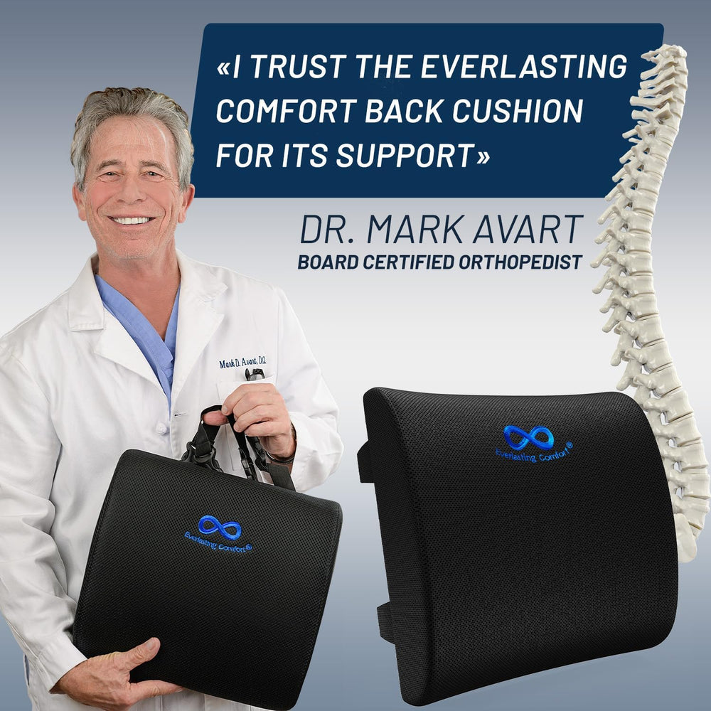 Lumbar Support Pillow - Improves Posture, Promotes Back Pain Relief
