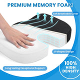 Memory Foam Seat Cushion – Non-Slip Chair Pad for Sciatica, Back & Tailbone Pain Relief