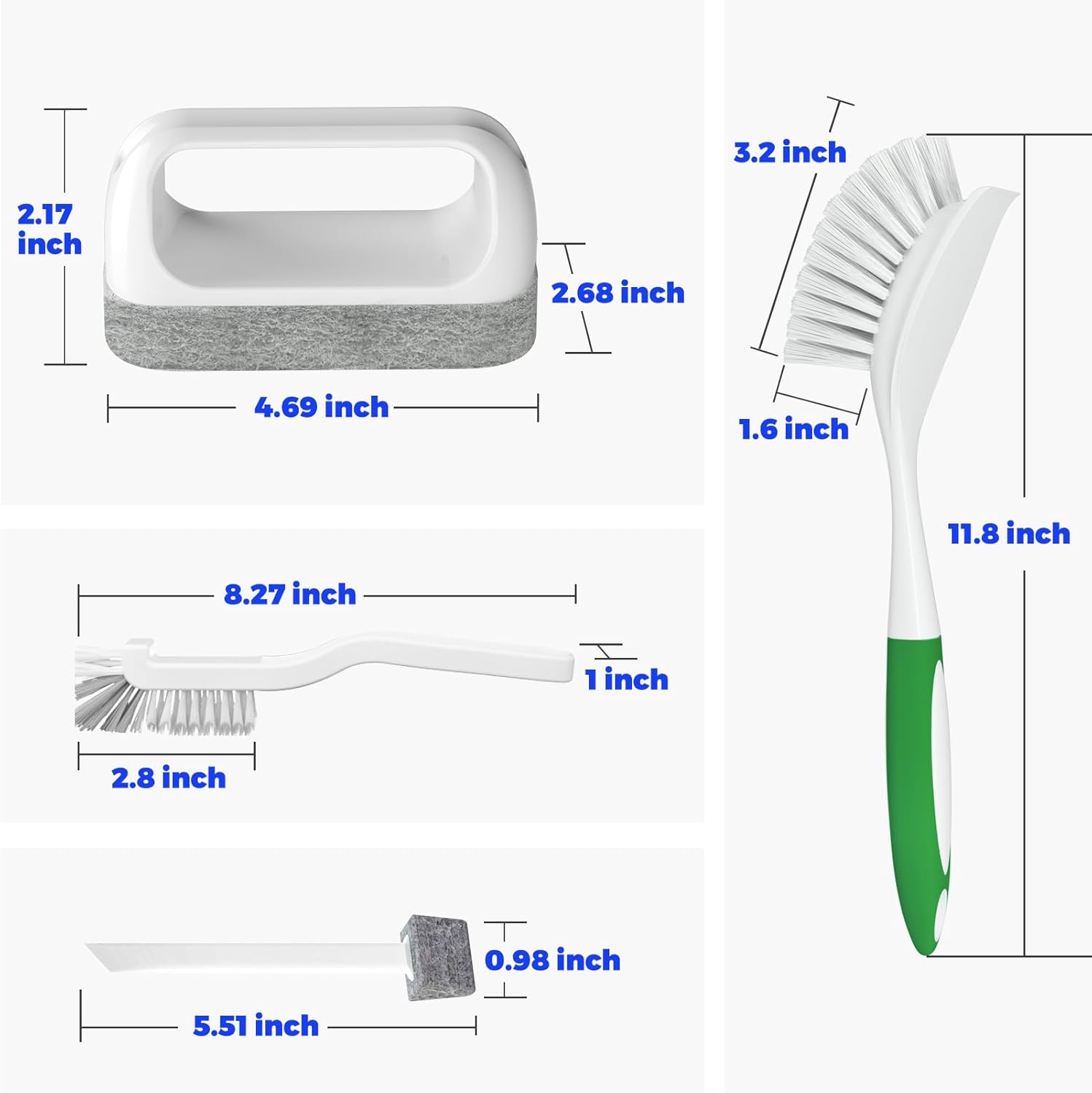 6 Pack Kitchen Cleaning Brush
