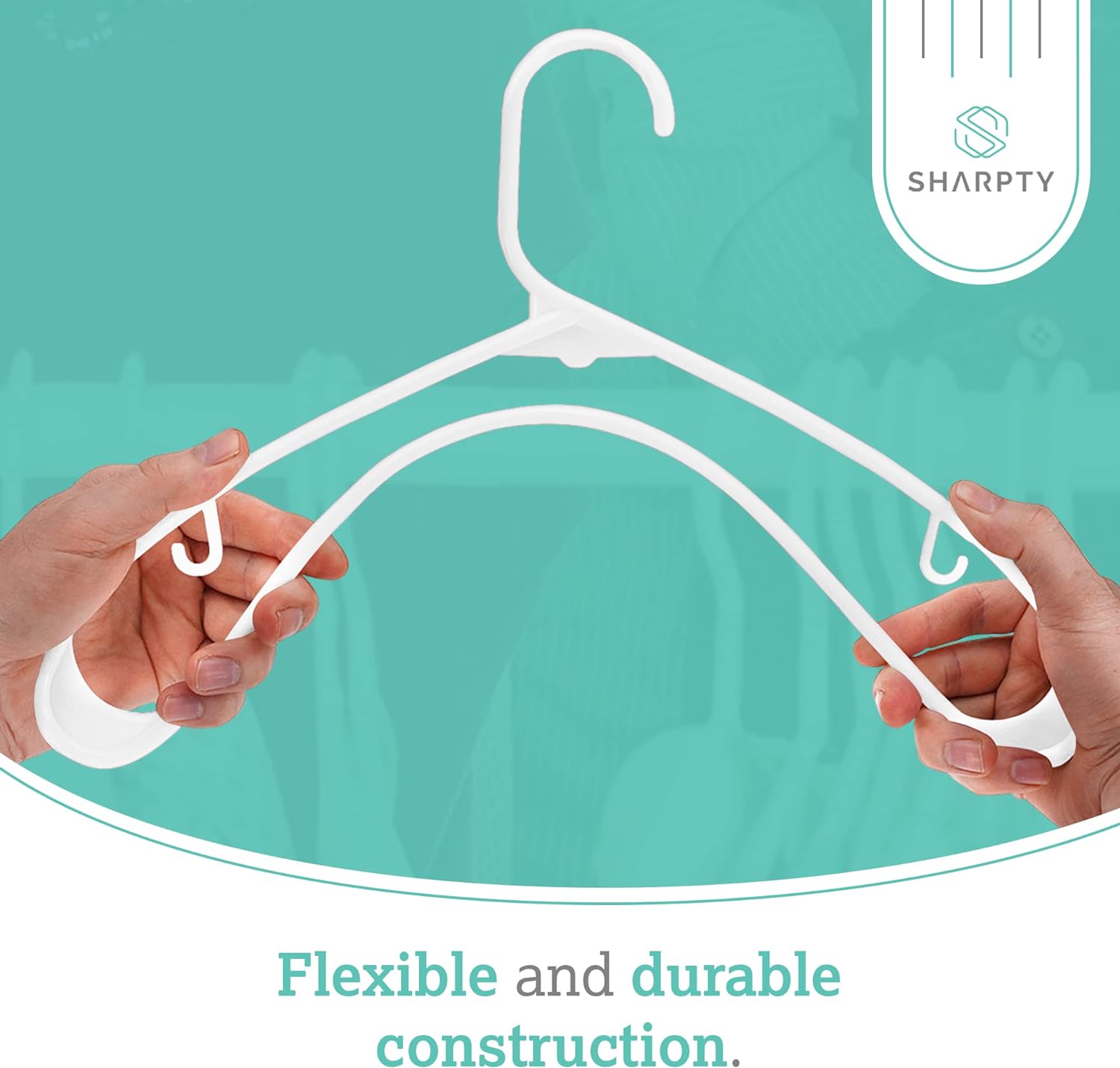 Plastic Clothes Hangers – Durable & Space Saving Closet Hangers for Shirts, Coats & Everyday Use