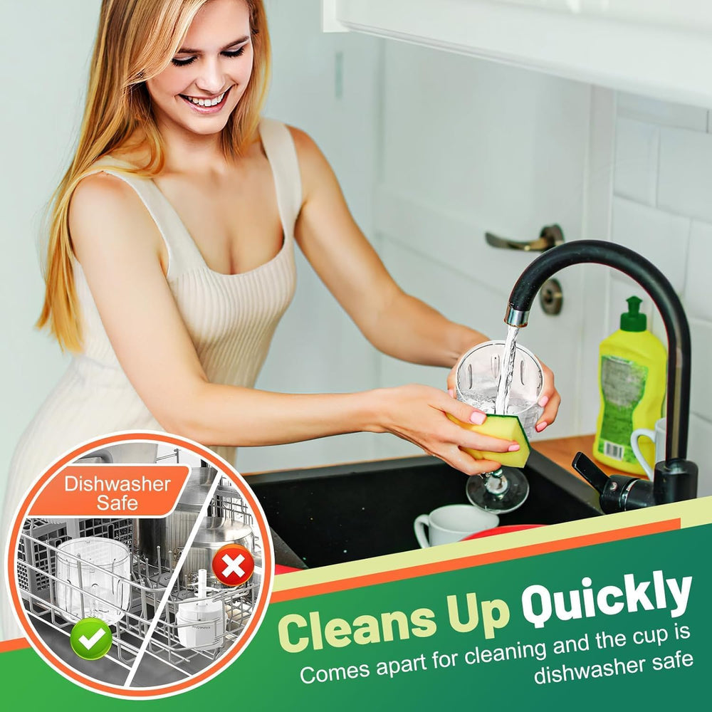 Electric Garlic Chopper 300ML, Portable Cordless Mini Food Processor, USB Rechargeable, BPA-Free