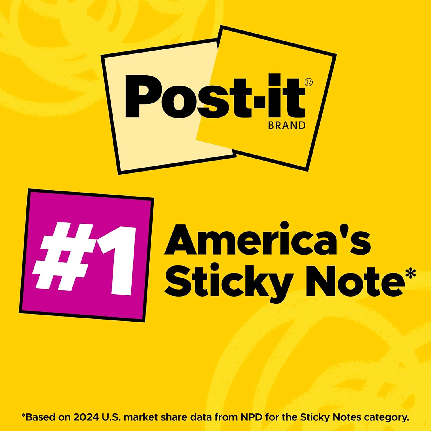 Post-it Super Sticky Notes – 24 Pads, 3” x 3”, Extra Strong Adhesive, Neon Colors
