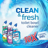Toilet Bowl Cleaner Gel, for Cleaning and Disinfecting, Stain Removal, Forest Rain Scent, 24Oz