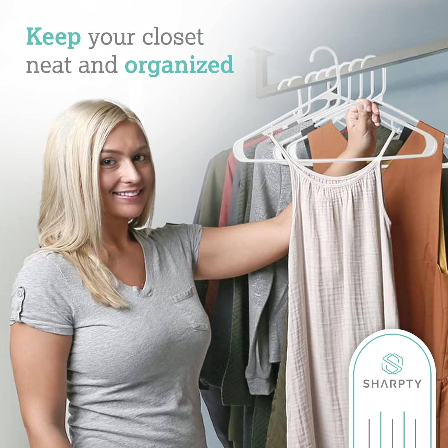 Plastic Clothes Hangers – Durable & Space Saving Closet Hangers for Shirts, Coats & Everyday Use