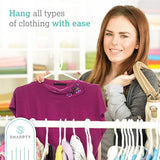 Plastic Clothes Hangers – Durable & Space Saving Closet Hangers for Shirts, Coats & Everyday Use