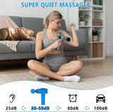 Deep Tissue Massage Gun – Handheld Percussion Massager with 30 Speed Levels & 9 Heads