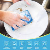 Non-Scratch Kitchen Scrub Sponges – 24 Count Dish Cleaning Sponges for Tough Grime
