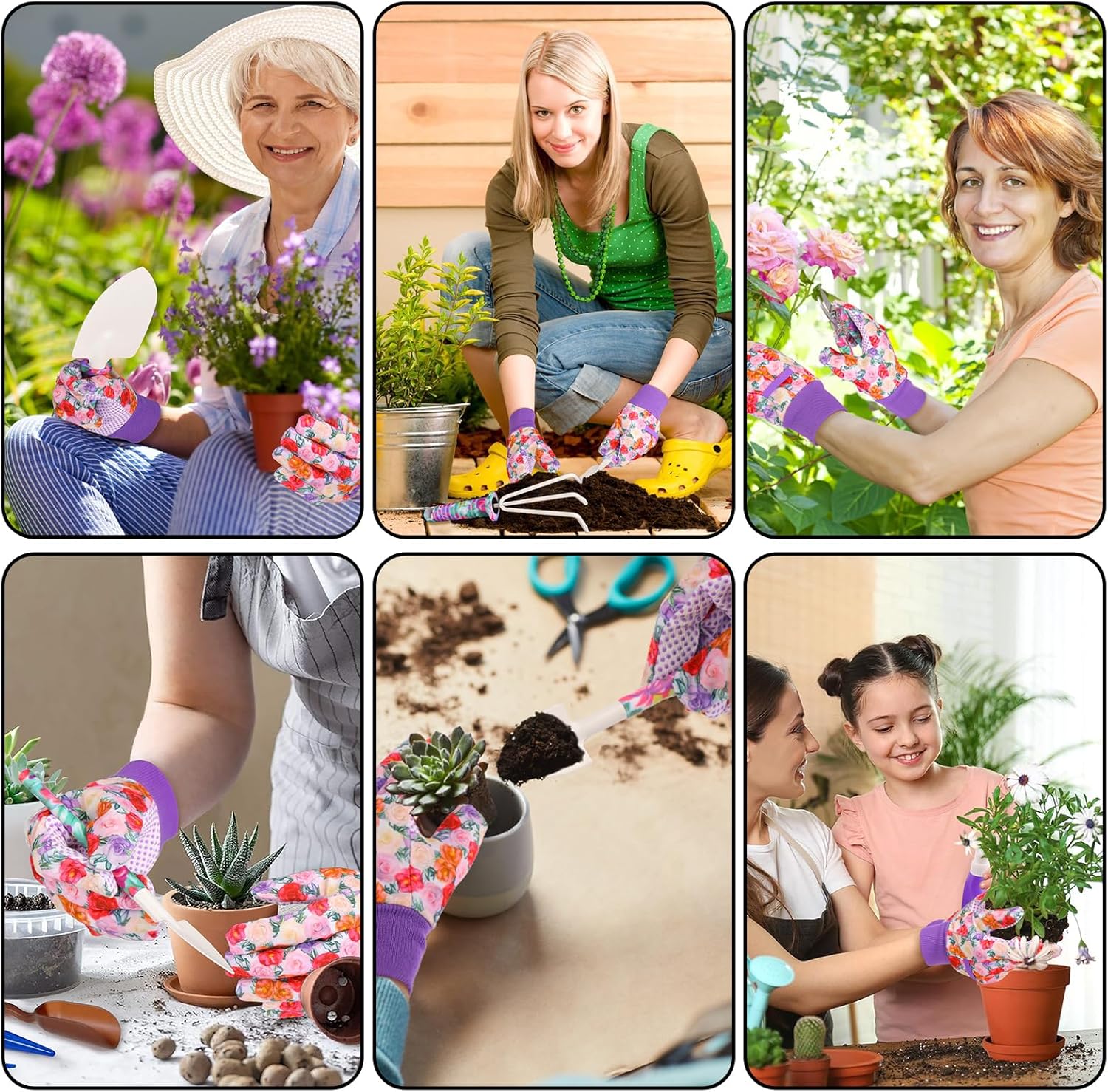 10-Piece Garden Tools Set – Ergonomic Hand Tools with Carrying Case