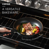 17-Piece Nonstick Pots & Pans Set – Induction Cookware with Detachable Handles, Oven Safe, Removable Handle for RV, Kitchen & Everyday Cooking