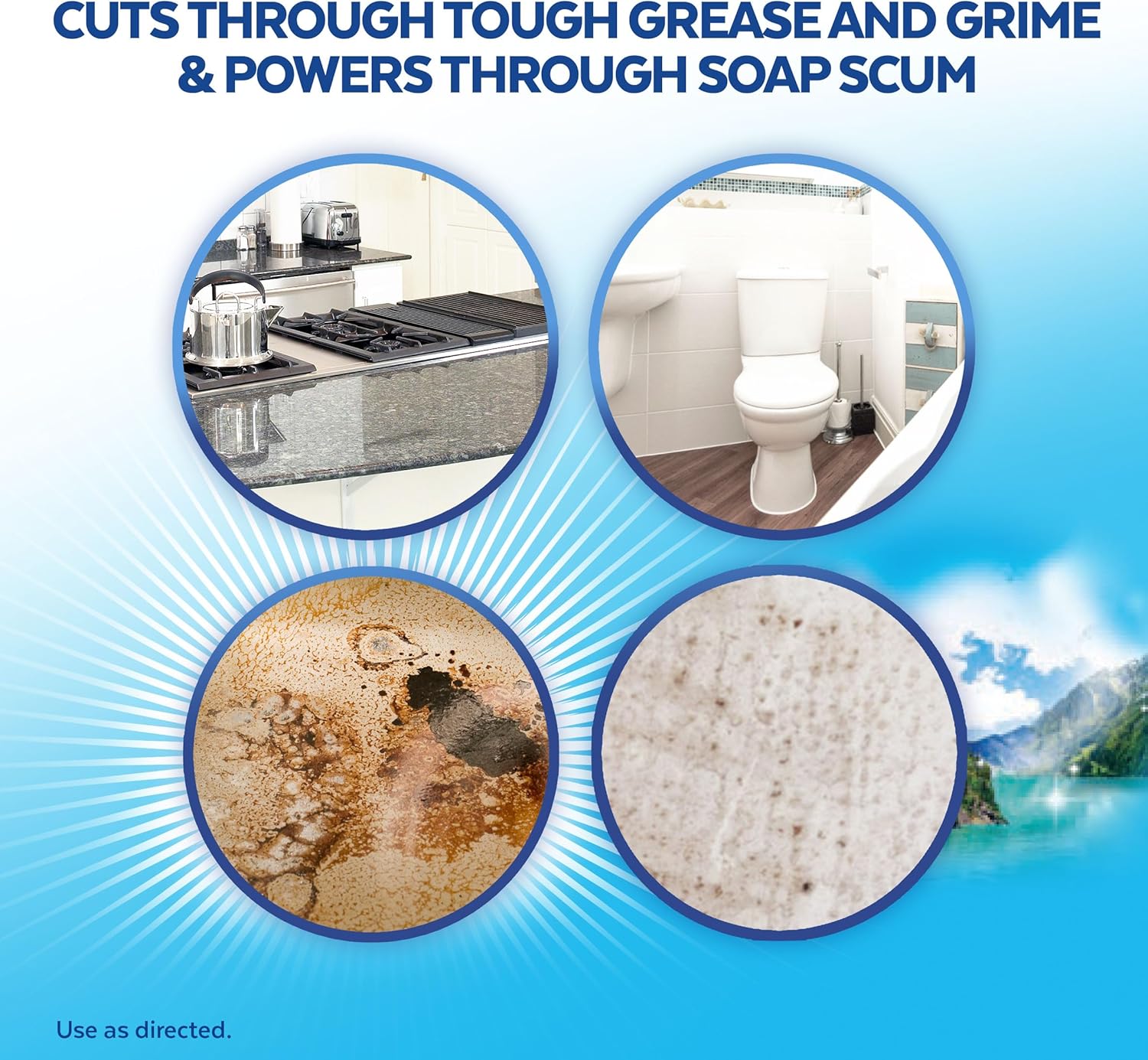 Power Clean Multi-Surface Cleaner, 2X Concentrated Pour, 28 Fl Oz