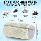 Shoe Washing Machine Bags 2-Pack – Laundry Bags for Washer & Dryer with Self-Locking Zipper