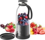 Portable Personal Blender 17oz – Rechargeable Mini Smoothie Maker with 6 Blades, USB Juicer Cup for Kitchen, Office, Travel & Camping